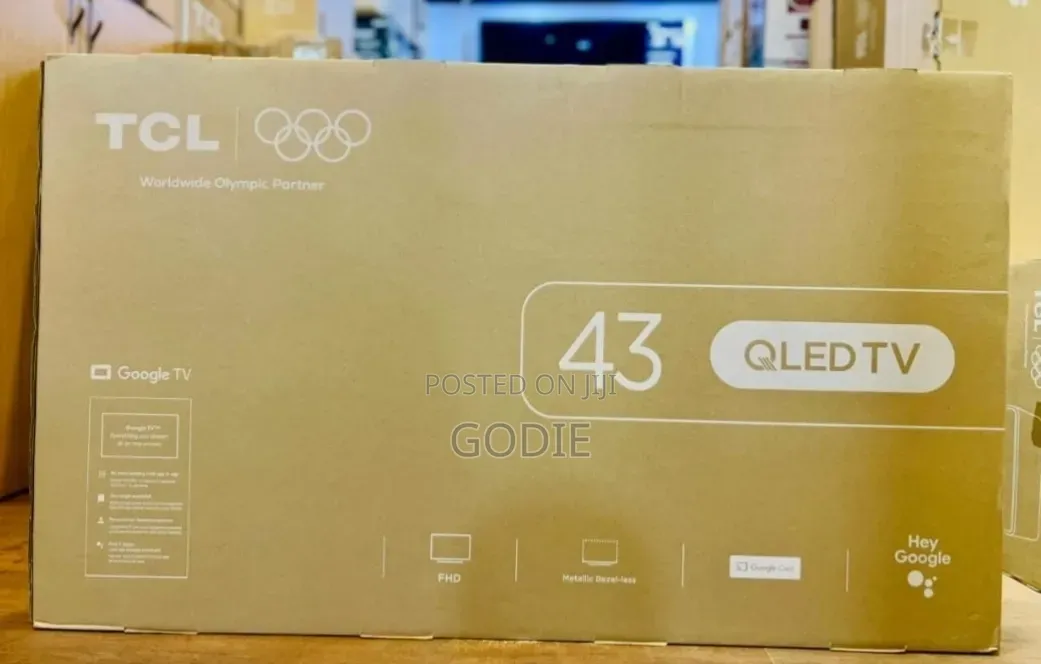 TCL 43-Inch Qled Smart Tv With Google Tv.