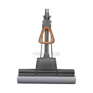 Folding Sponge Mop / Carpet Cleaner With Stainless Steel Handle -