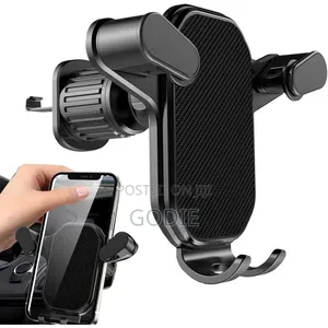 Car Phone Holder Designed For Mounting On An Air Vent.