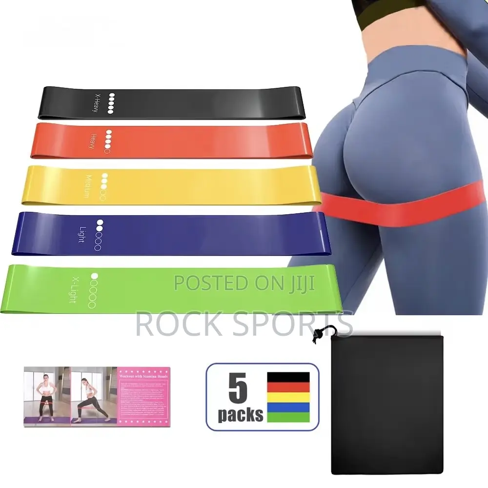 Stretch Resistance Bands With Instructions