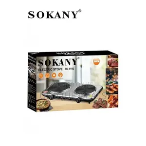 Sokany Electric Stove 2 Burner Hotplate