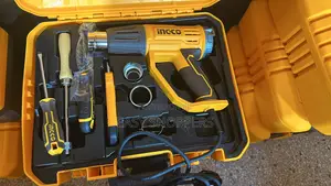 Ingco 2000w Electric Heat Gun in Case With Accessories