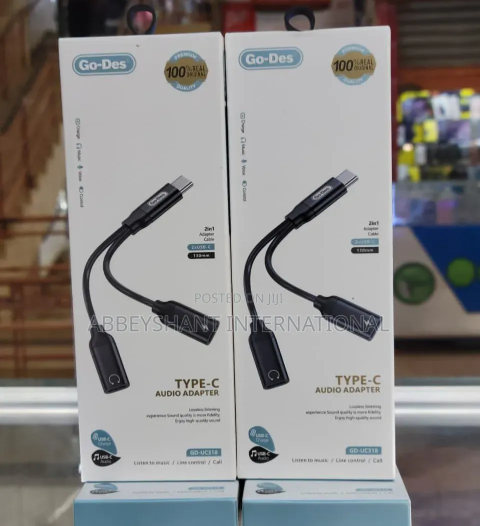 Type-C Audio Adapter/Type-C to 3.5mm and Charging