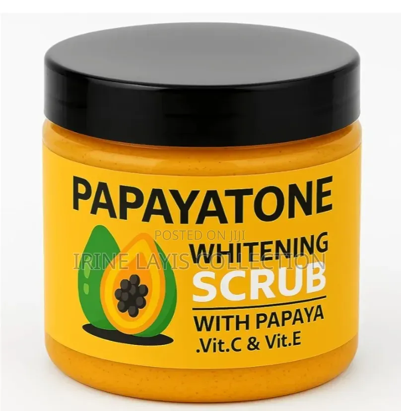 Papayatone Whitening Scrub.