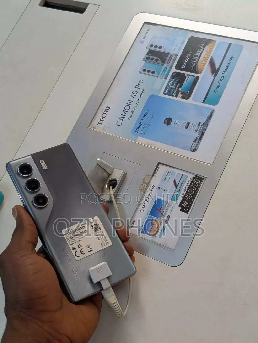 New Tecno Camon 40 Pro 5G 256 GB Black
