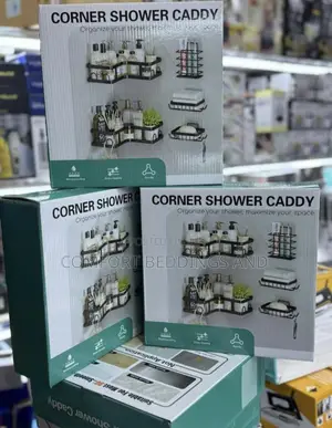 Corner Shower Caddy Black