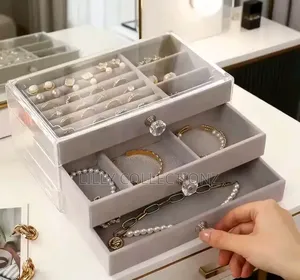 Three Layered Acrylic Jewelry Box