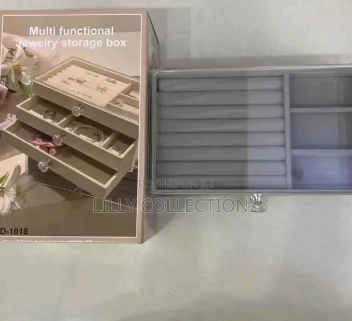 Three Layered Acrylic Jewelry Box