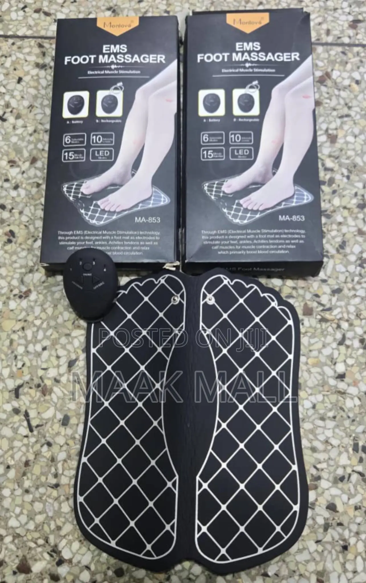 Portable Ems Foot Massage Pad