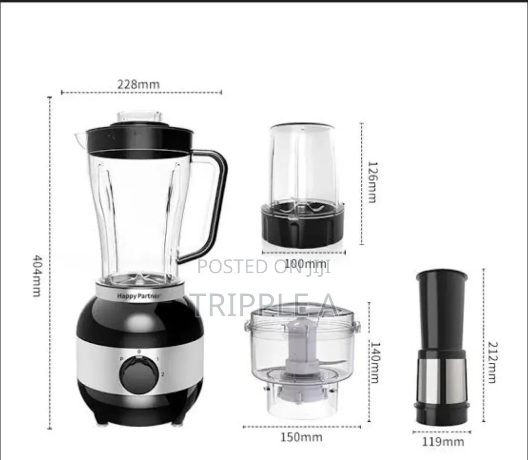 Hoffmans 4 in 1 Unbreakable Jar Blender