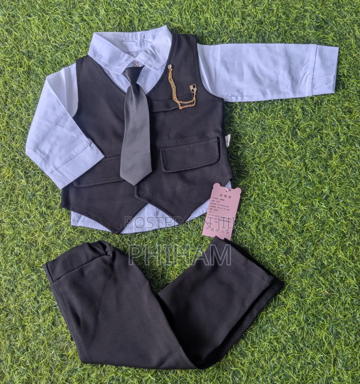 Kids Black Suit Set( 1 to 4yrs)