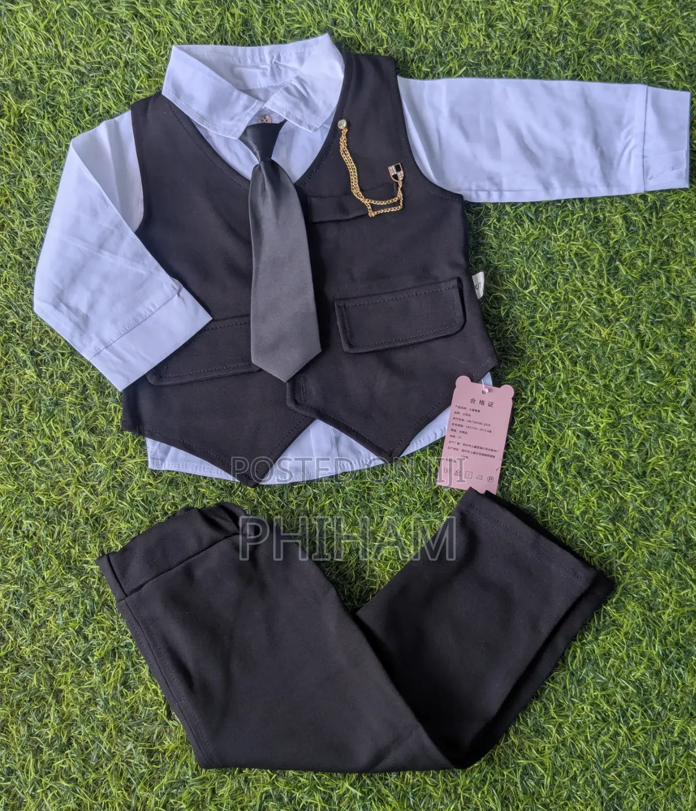 Kids Black Suit Set( 1 to 4yrs)