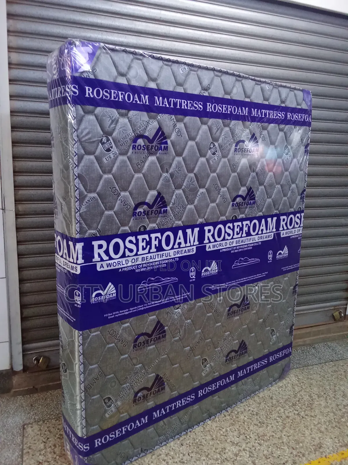 5*6 Inches Bamboo Rose Foam Mattress