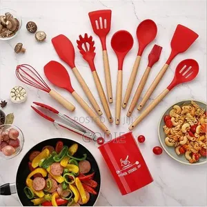Silicone Kitchen Utensils Set- Multi Colours