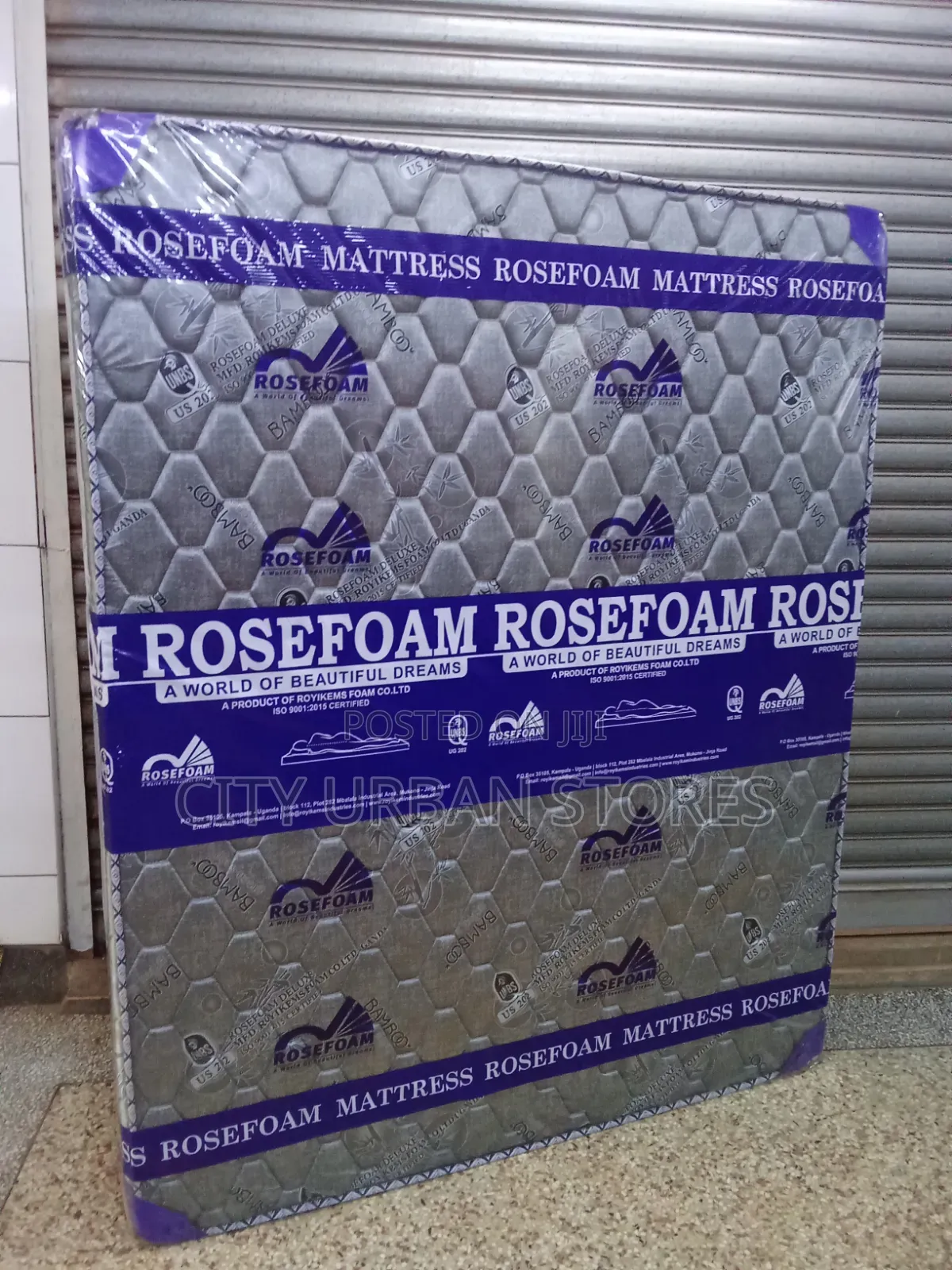 Rose Bamboo 6*6 Inches Bamboo Quilted Mattress