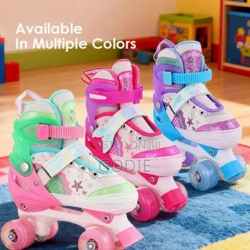 Children Adjustable Quad Roller Skates