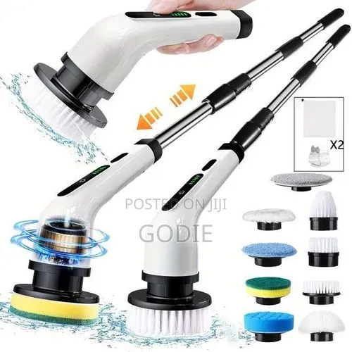 Electric Spin Scrubber, Cordless Cleaning Brush,
