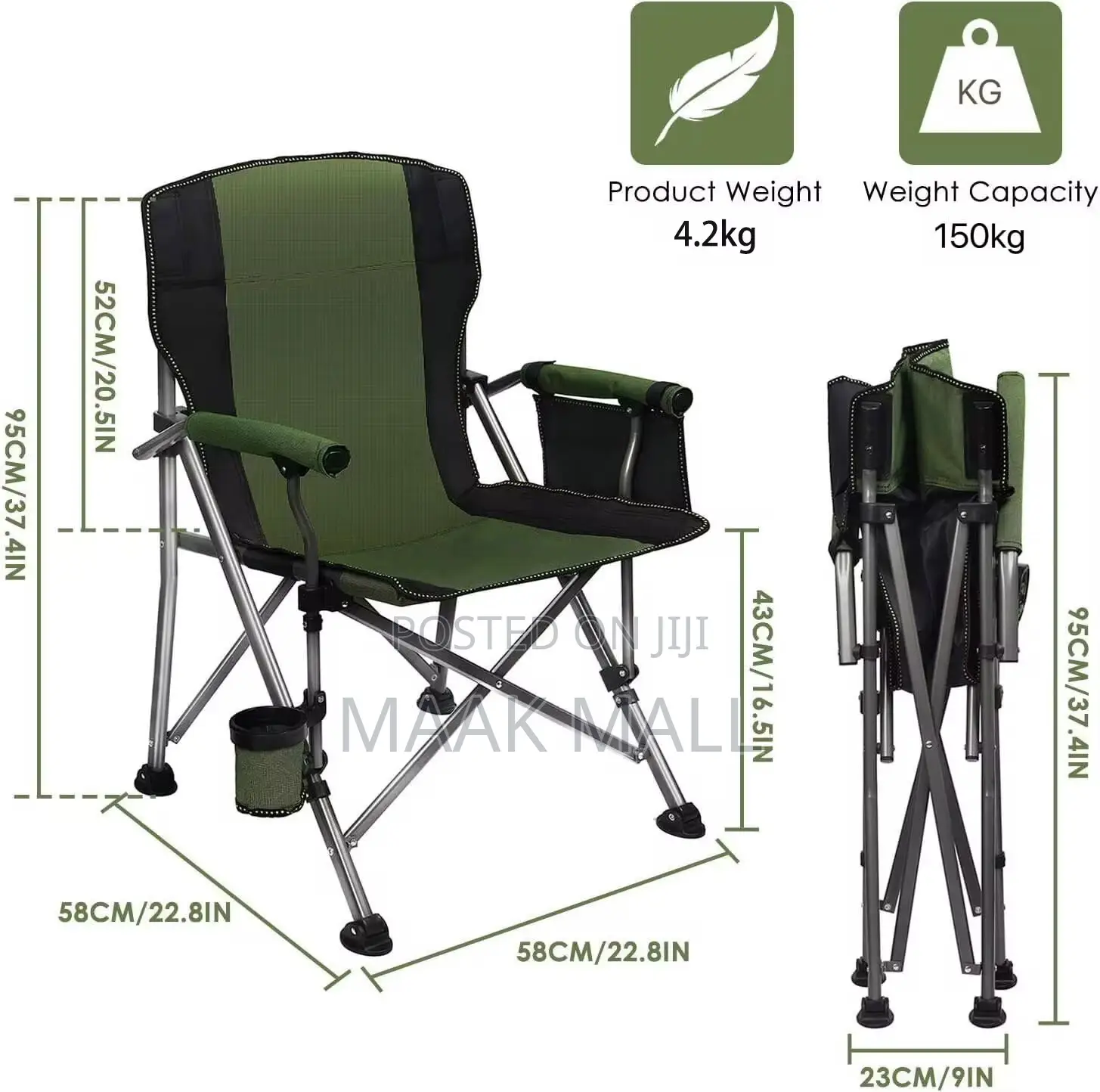 Foldable Camping Travel Chair