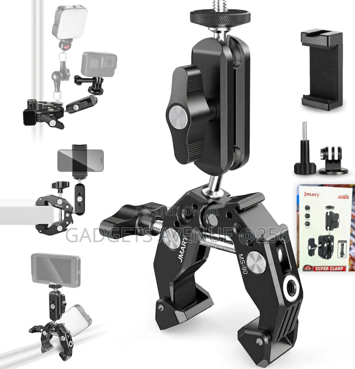 Jmary Ms-90 Super Clamp With Magic Arm, a Versatile Mounting Tool