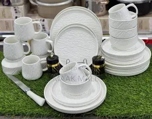 24 Piece Dinner Set (6 Dinner Plate, 6 Side Plate,6 Cups and 6 Bowl )