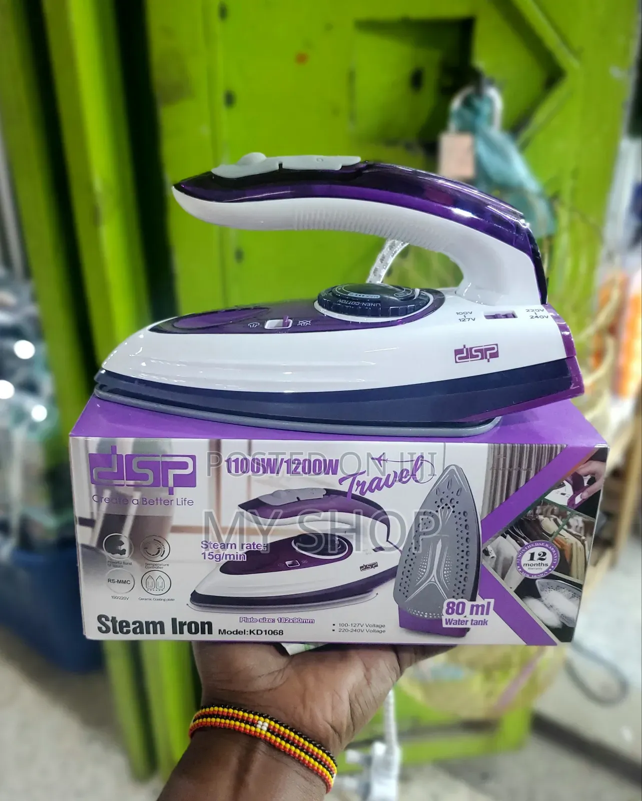 Foldable Travel Iron - Pocket Size