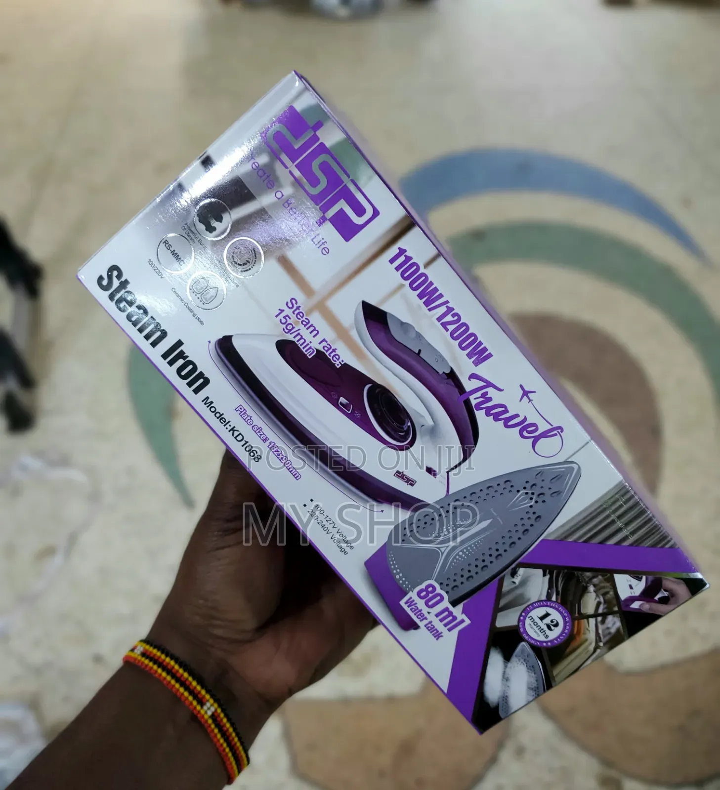 Foldable Travel Iron - Pocket Size