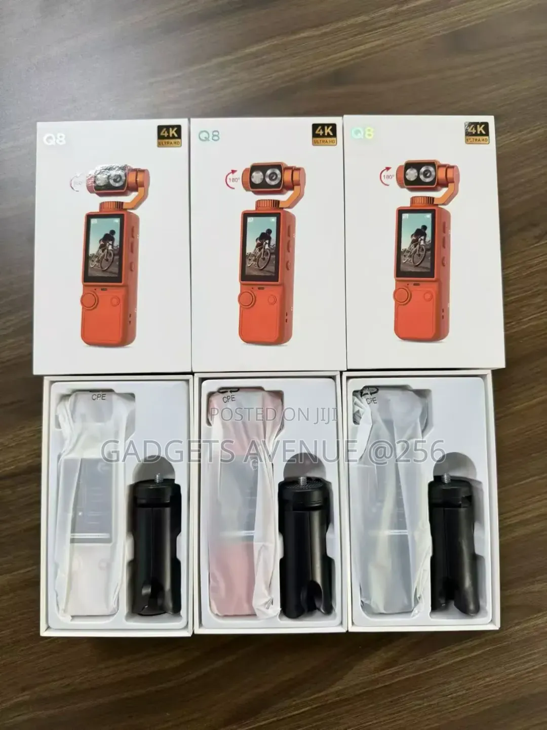 Q8 Ultra Hd Handheld Camera180-degree Rotating Gimbal Stabilizer