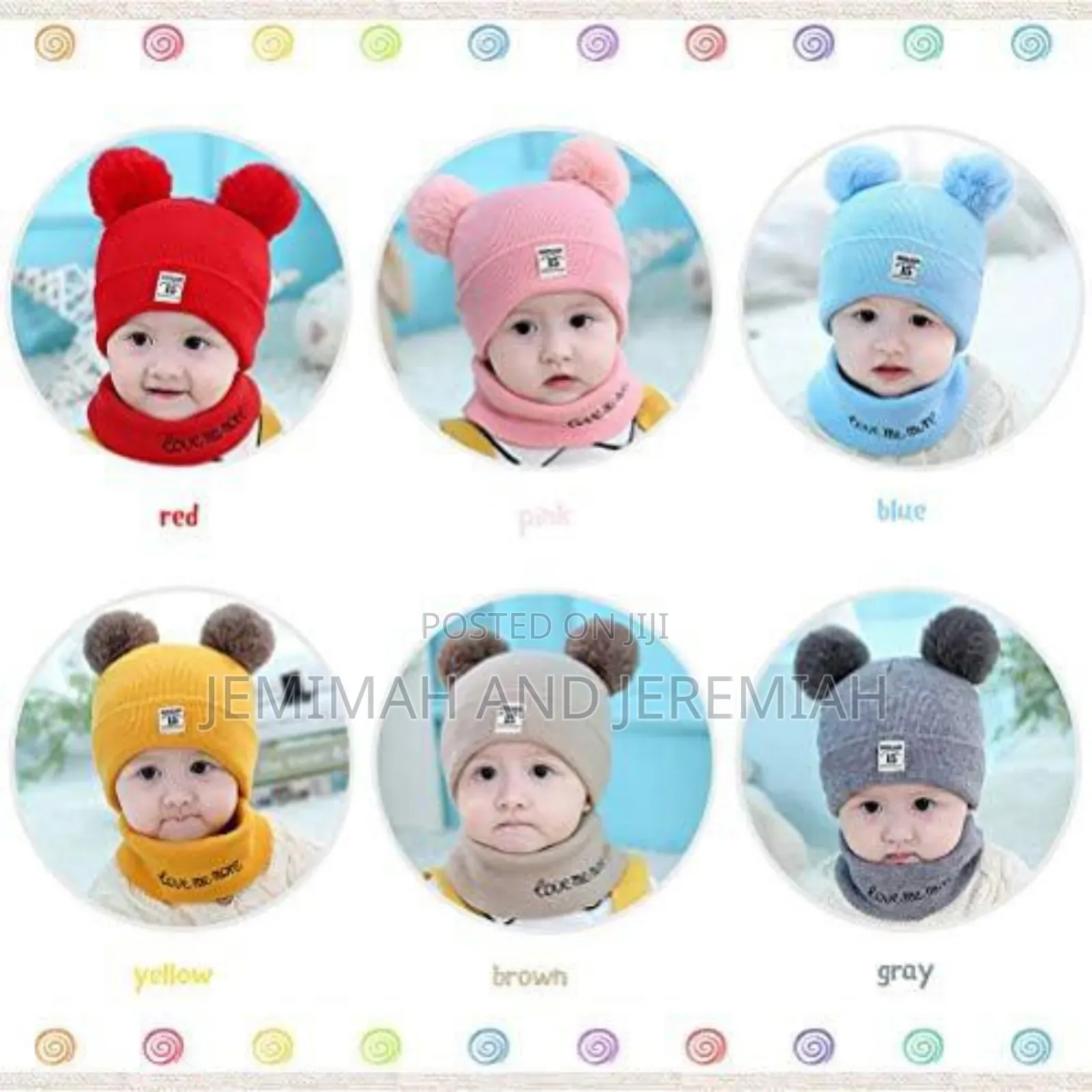 Apair Of 2head Sock And 2scarfs For Babies