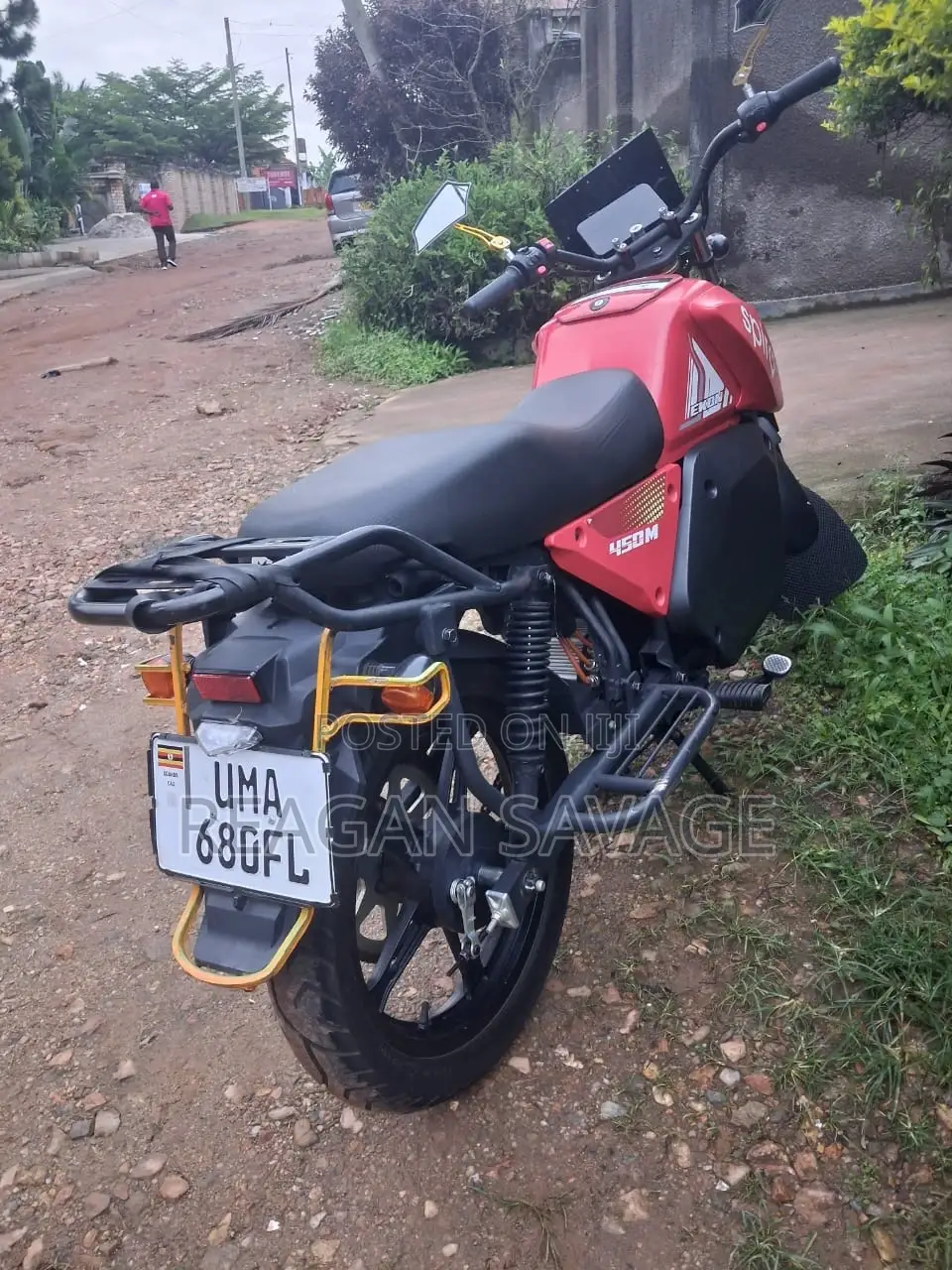 TVS XL 100 2025 Red