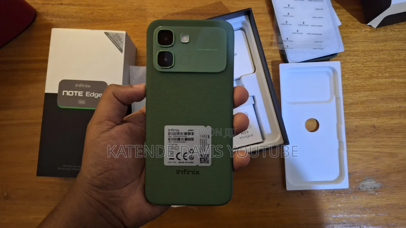 New Infinix Note Edge 256 GB Green