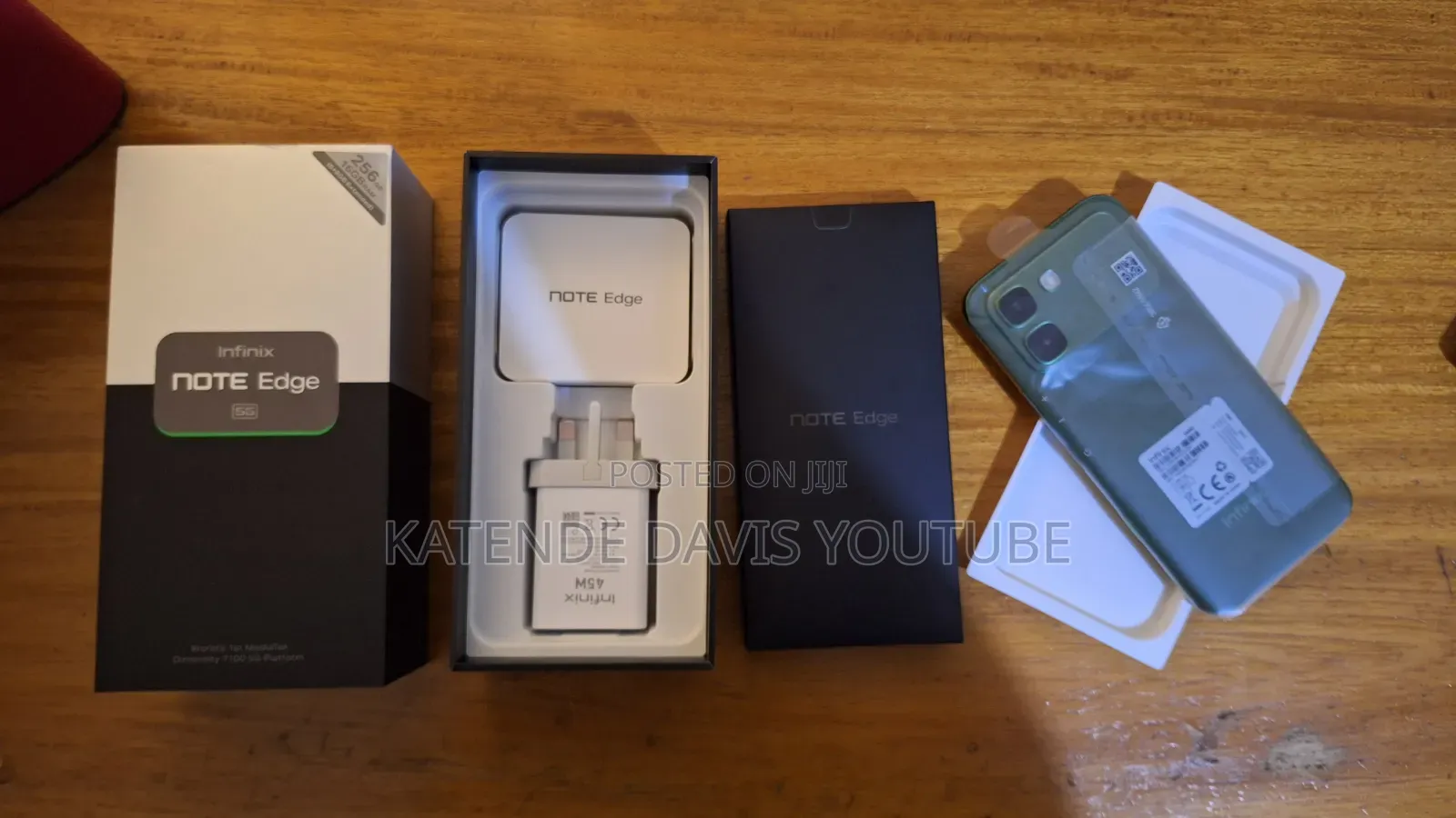 New Infinix Note Edge 256 GB Green