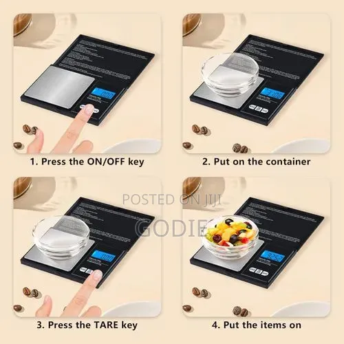 Cyfaza 200g X 0.01g Mini Digital Gram Scale Pocket Jewelry Scale Black