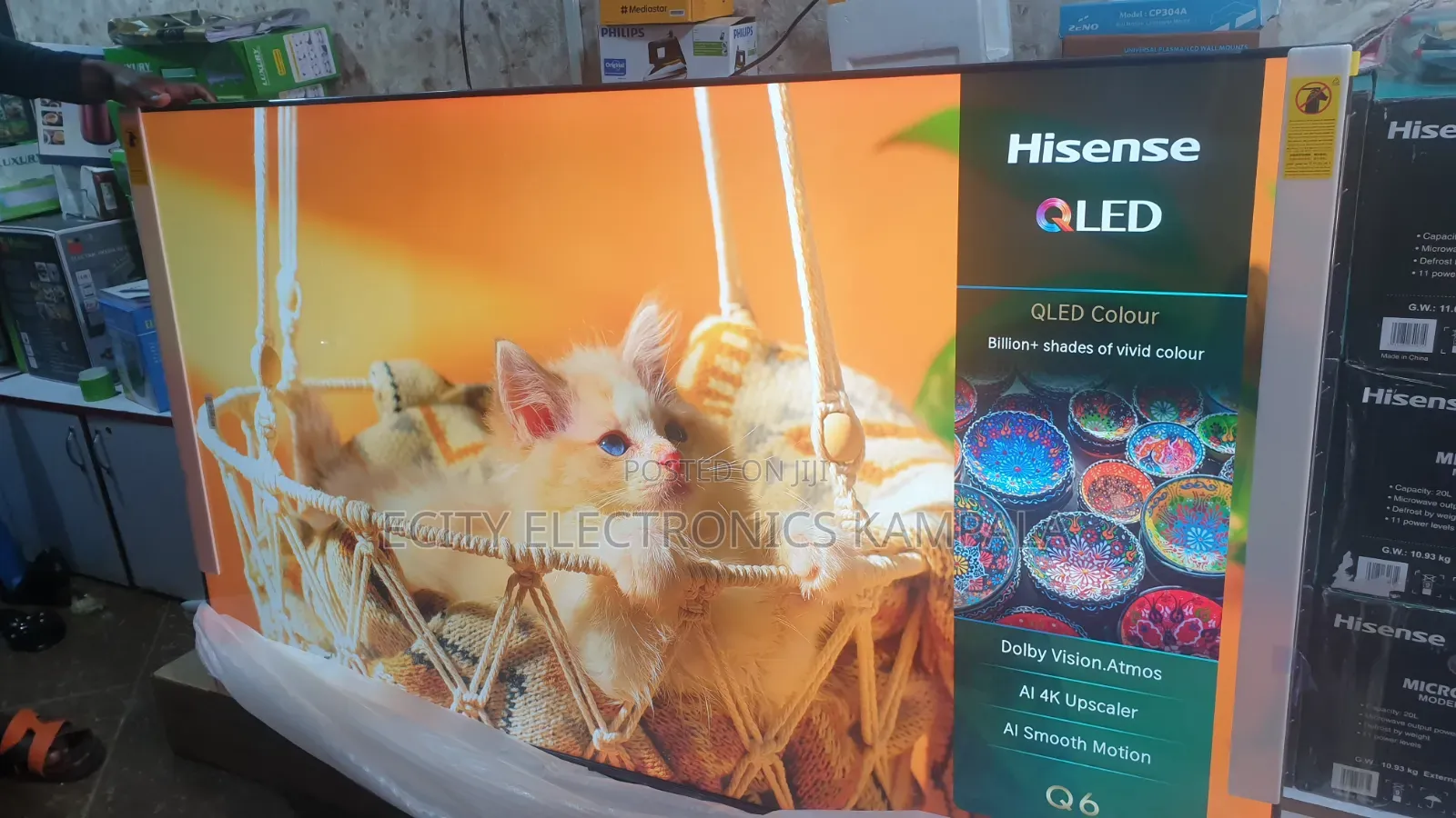 Boxed Qled 75" Hisense
