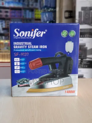 Industrial Garment Steamer Iron - Perfect for Tailoring Shops
