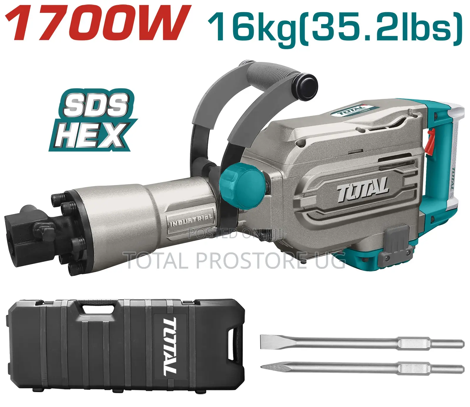 Demolition Breaker 1700w (16kg)(Total)