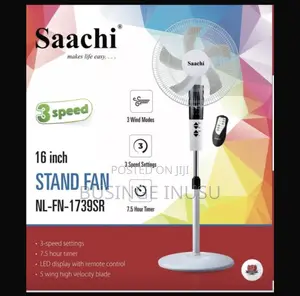 Brand New Saachi Stand Fan Available