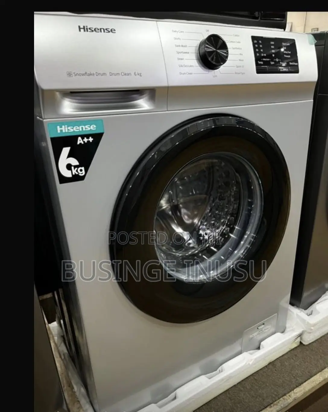 Brand New Hisense 6kgs Front Loader Washing Machine Available