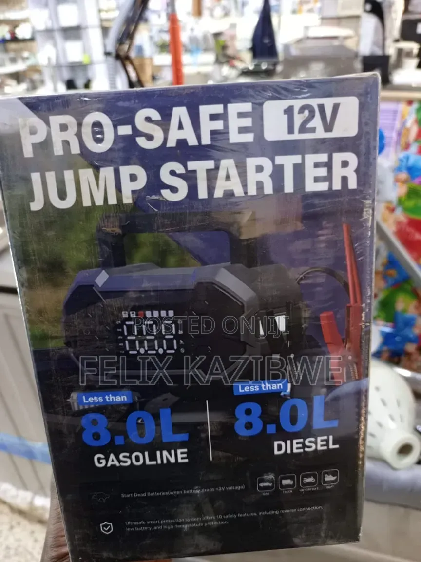 A 12v Jump Starter With a 3000a.