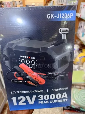 A 12v Jump Starter With a 3000a.