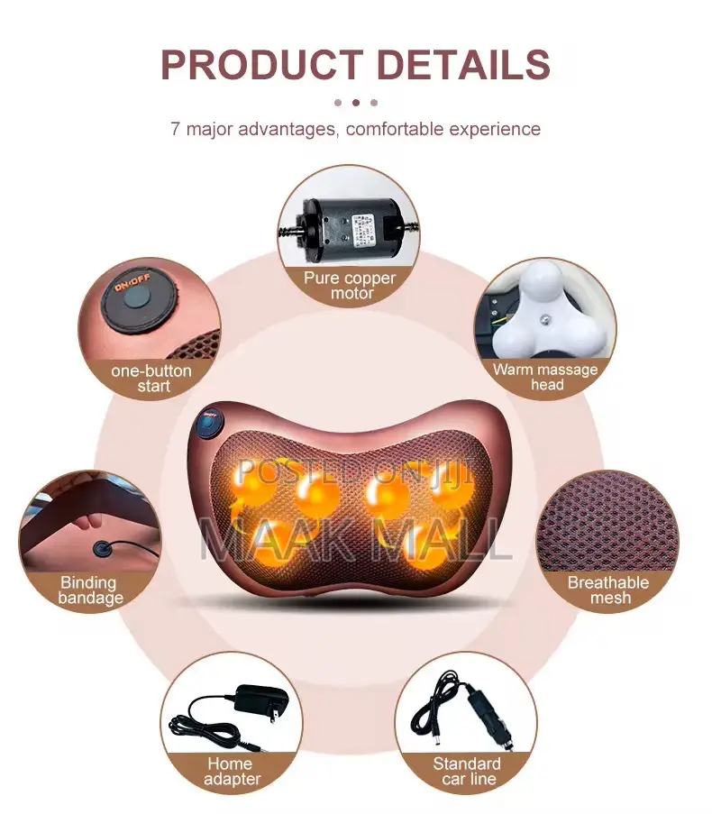 Car Home Electric Neck Massage Pillow