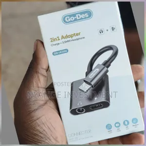 Go-Des Usb-C to 3.5mm Headphone Jack and Charger Adapter .