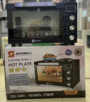 Brand New Sayona 45l Electric Oven With Hot Plate Available