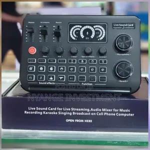 Live Sound Card and Audio Mixer for Live Streaming, Podcasting,
