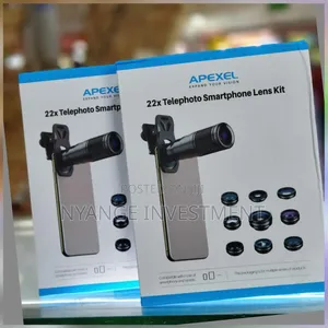 Apexel 22x Telephoto Smartphone Lens Kit. Ken Kit for Smart Phones