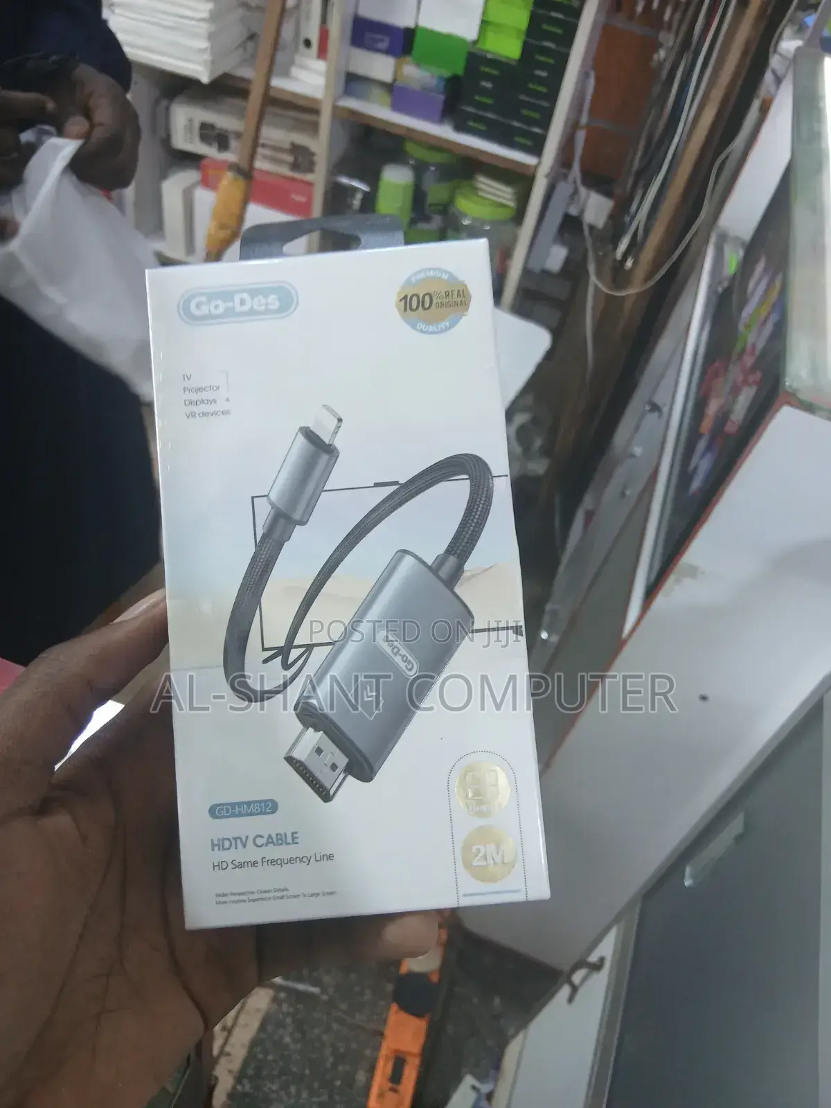 Go-Des HDTV to Lightening Cable/Hdmi to iPhone Cable