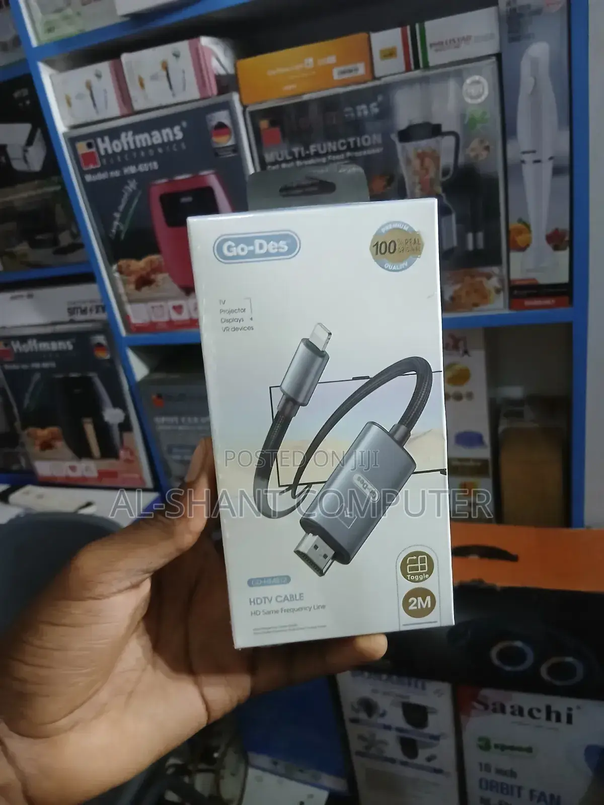 Go-Des HDTV to Lightening Cable/Hdmi to iPhone Cable