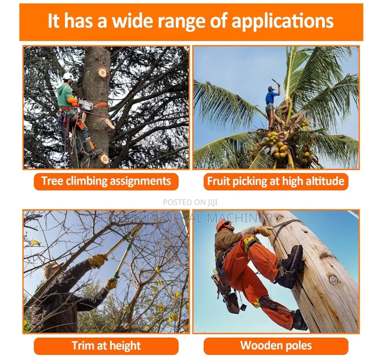 Tree Climbers/Electric Pole Climbers/Climbing Shoes/Safety Belts