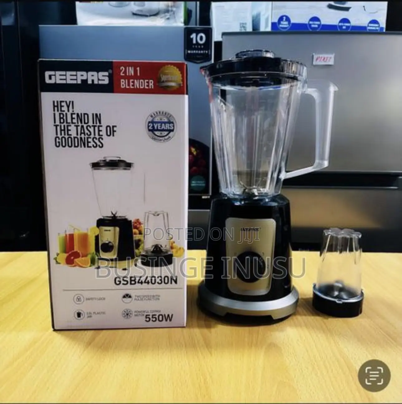Brand New Geepas 2in1 Blender Available