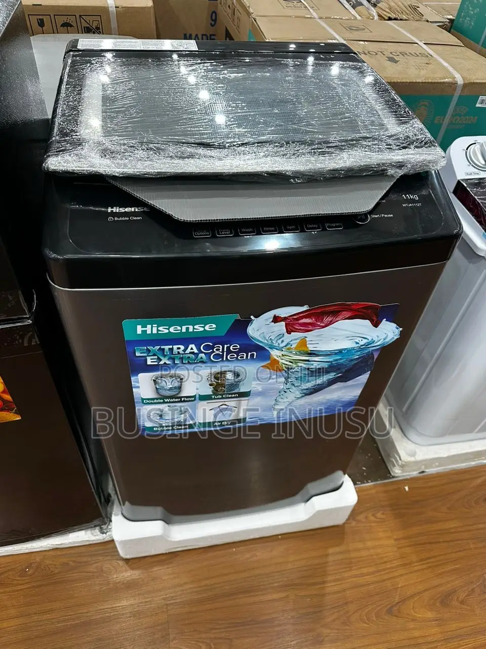 Bran New Hisense 11kg Top Loader Available