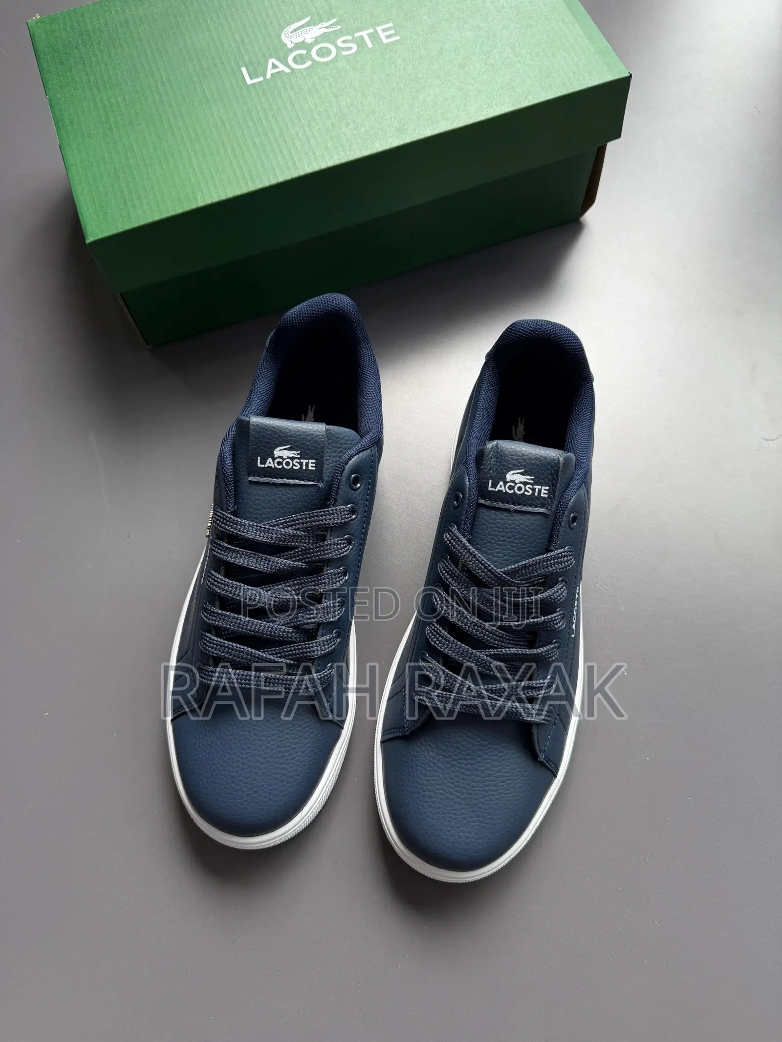 Navy Blue Version of Lacoste Leather Men’S Shoes
